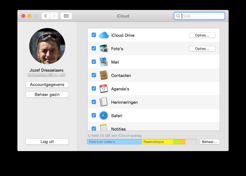 icloud EXTRA INFORMATIE > Apple computer OSX 10.