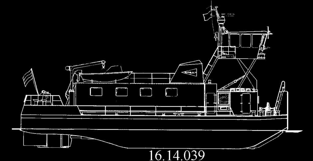 Rijnvaart Vereniging 40 Prijs leden: Prijs niet leden: 45,84 Inhoud: algemeen plan; sp/lijnen l.o.a. 90 cm 1968 EWT 102 - Jacob van Heemskerck, in 1991 gesloopt als Euroduw.