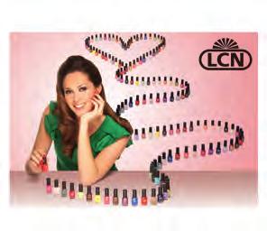 merchandising Poster "Nail Polishes by LCN" DIN A1.