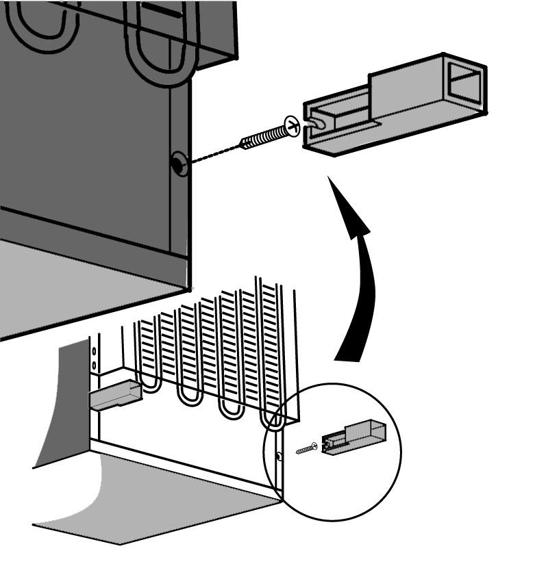 Instructies voor de installateur 3. INSTALLATIE EN AANSLUITING 3.1 De keuze van de juiste plaats Plaats de koelkast altijd in een droge omgeving en met voldoende luchtverversing.