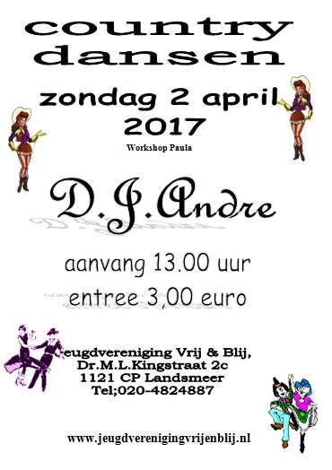 2 April, Zondag 7 April, Vrijdagavond THE CRAZY HORSE COUNTRY DANCERS organiseren een VRIJDANS-AVOND in DART & BILJARTCAFE "DE SWAN", Middenweg 178, 1702 HE HEERHUGOWAARD, Tel.