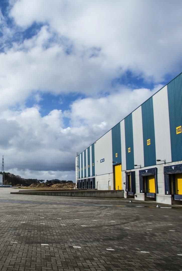 Logistiek vastgoed Verhuurmarkt Lichte daling take up in 2014 (-16% t.o.v. 2013) Opname 500.000 m² logistiek (784.