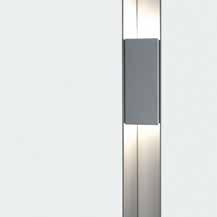 The profile is finished in natural anodised aluminium and the luminaries are powder coated in silvergrey or white finish.