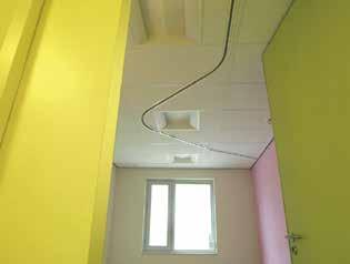 constructie van het plafond.