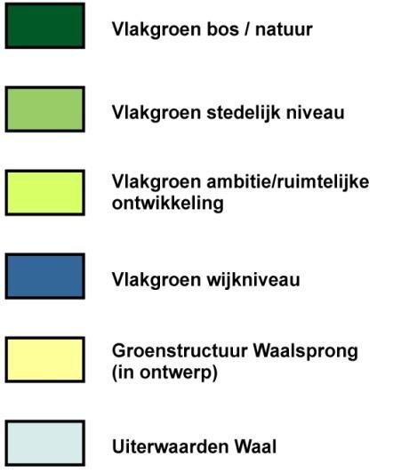 De EHS-natuur bestaat uit bestaande en te ontwikkelen natuurgebieden.