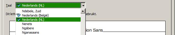 valuta.binnen het document kunt u een afzonderlijke taal voor elk alineaopmaakprofiel instellen. Die instelling heeft hogere prioriteit dan de taal van het hele document.