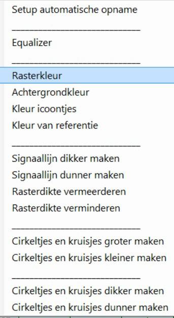 Wanneer er geen reactie van de patient komt, kan je een sterkere toon uitzenden door er op te klikken. De vorige toon wordt dan onderbroken.