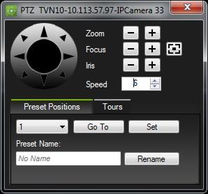 Hoofdstuk 3: Bediening PTZ-besturing Met TruVision Navigator kunt u PTZ-camera s en gemotoriseerde zoomcamera s met autofocusfunctionaliteit bedienen.