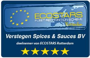 3. MILIEU Ecostars Verstegen heeft het 5 sterren Ecostars certificaat ontvangen uit de handen van Pex Langenberg, wethouder Mobiliteit, Duurzaamheid en Cultuur van de stad Rotterdam.