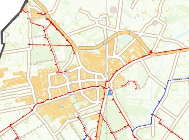 Door middel van viaducten en fietstunnels is ervoor gezorgd dat de fietsers deze barrières toch goed kunnen passeren. De ontsluiting is voldoende, ook richting provincie Overijssel.