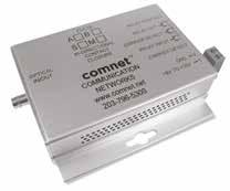 4W Pass-Through PoE, 10/100Mbps, Industrieel, lokaal en op afstand configureerbaar, Mini COMPAK1EOC Comnet Ethernet over coax 2xcnFE1EOc-m convpack 2 x CNFE1EOC-M Ethernet Over Coax/UTP VDSL2