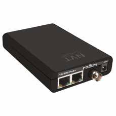 Transmissie : Ethernet over coax Transmissie : UTP NV-EC1701 NVT Transmissie accessoire Ethernet over coax NVT
