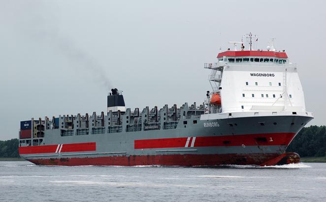 Delphis-directeur Alexander Saverys) en opgeleverd aan Rijnborg Ltd., Delfzijl, in beheer bij Wagenborg Shipping B.V.