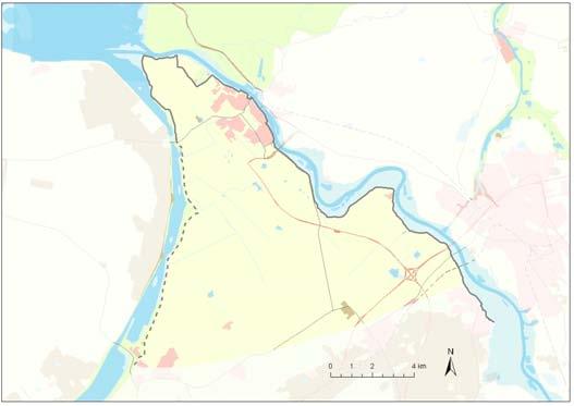 Voor dijkringgebied 11 zijn overstromingsberekeningen gemaakt voor de huidige situatie [ref 14 en ref 15] en de situatie met bypass [ref 16] (Figuur 22).