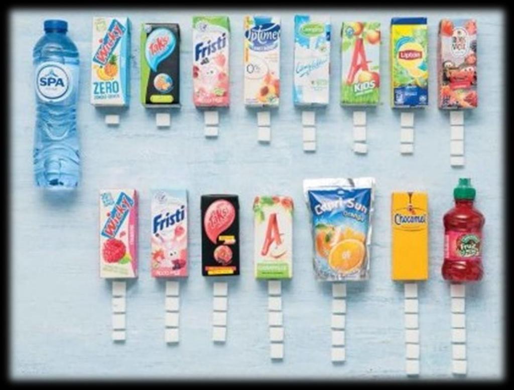10 maart 2017 pagina 5 Hoeveel suiker in pakjes drinken? In de categorie dranken heb je veel keus. Maar de basis is simpel: water is de beste dorstlesser.