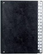Sorteermap Ft 24,5 x 34,5 cm Uitrekbare rug, plastic kaft Kleur: zwart 28, 67 referentie omschrijving verp.