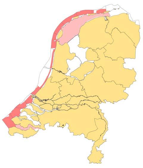 Waddenzee en Westerschelde; wit: geen data, of beschikbare data niet