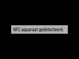 Android: Verbinding maken via NFC Als het smartapparaat NFC (Near Field Communication) ondersteunt, kan op eenvoudige wijze een Wi-Fi-verbinding tot stand worden gebracht door het N (N-Mark)-logo van