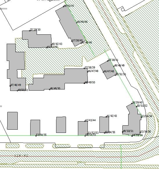 5.1.3. Postweg (N286) In de figuur 5.1.3.1 worden de geluidbelastingen weergegeven afkomstig van de Lage weg.