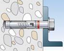 BEVESTIGINGEN VOOR KANAALPLAAT 273 Hulsanker TA M-NL Het hulsanker voor toepassing in kanaalplaatvloeren.