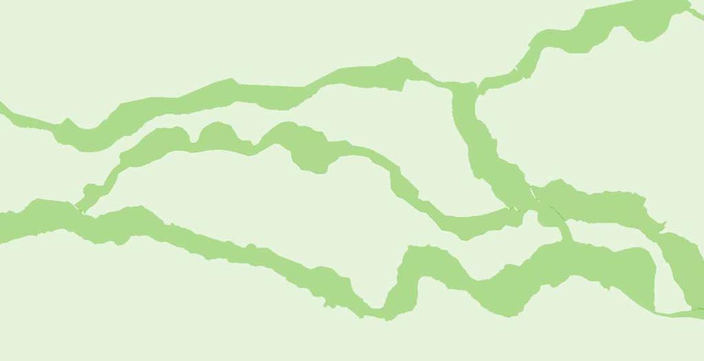 Afvoerverdeling Het systeem van stromende berging is zo gedimensioneerd dat grofweg 3000 m 3 /s door de Rijnstrangen kan