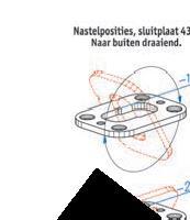 3.2 Dubbele ramen en deuren met balkespagnolet Afstellen Voor het juist afstellen van de door ons geleverde dubbele ramen en deuren is er een speciale nastelbare sluitplaat.