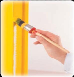 Afschilderen Alvorens u overgaat tot het schuren/schilderen van het element is het noodzakelijk dat u het beslag verwijdert.