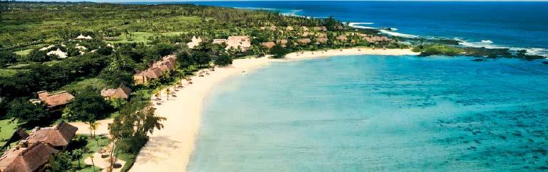 Hotels 17 Shanti Maurice ***** Luxueus boetiekhotel met het grootste spacentrum van de Indische Oceaan. Ligging: Aan de zuidkust van Mauritius in een paradijselijke omgeving met kleine vissersdorpjes.