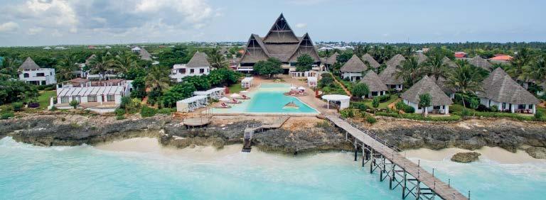 Hotels 1 Essque Zalu Zanzibar ***** Boetiekhotel in eco-stijl met uiterst persoonlijke service Ligging: Prachtig gelegen in een mooie baai vlakbij het