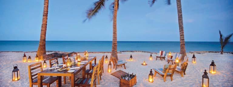 Hotels 8 Bluebay Beach Resort & Spa ***** Ligging: Aan een wit zandstrand in Kiwengwa in het noordoosten van Zanzibar.