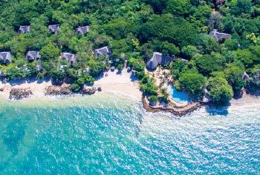 Hotels 11 Fumba Beach Lodge **** 12 The Swahili House *** Ligging: In het zuidwesten van het eiland, op één van de meest afgelegen stranden van Zanzibar.