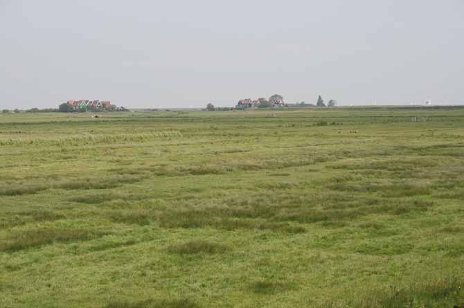 13 Marken 2009 geprojecteerd op de kaart om de relatie te laten zien met de berekende drooglegging.