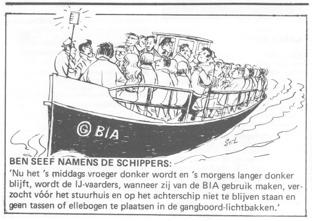 Historie De was een personeelsveer.