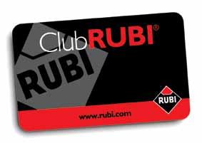 Wordt daarom lid van Club RUBI, en trek profijt uit de meest actuele