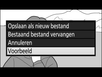 6 Kies het eindpunt. Druk op L (Z/Q) om van het beginpunt (w) naar het eindpunt (x) selectiegereedschap over te schakelen en selecteer vervolgens het afsluitende beeld zoals beschreven in Stap 5.