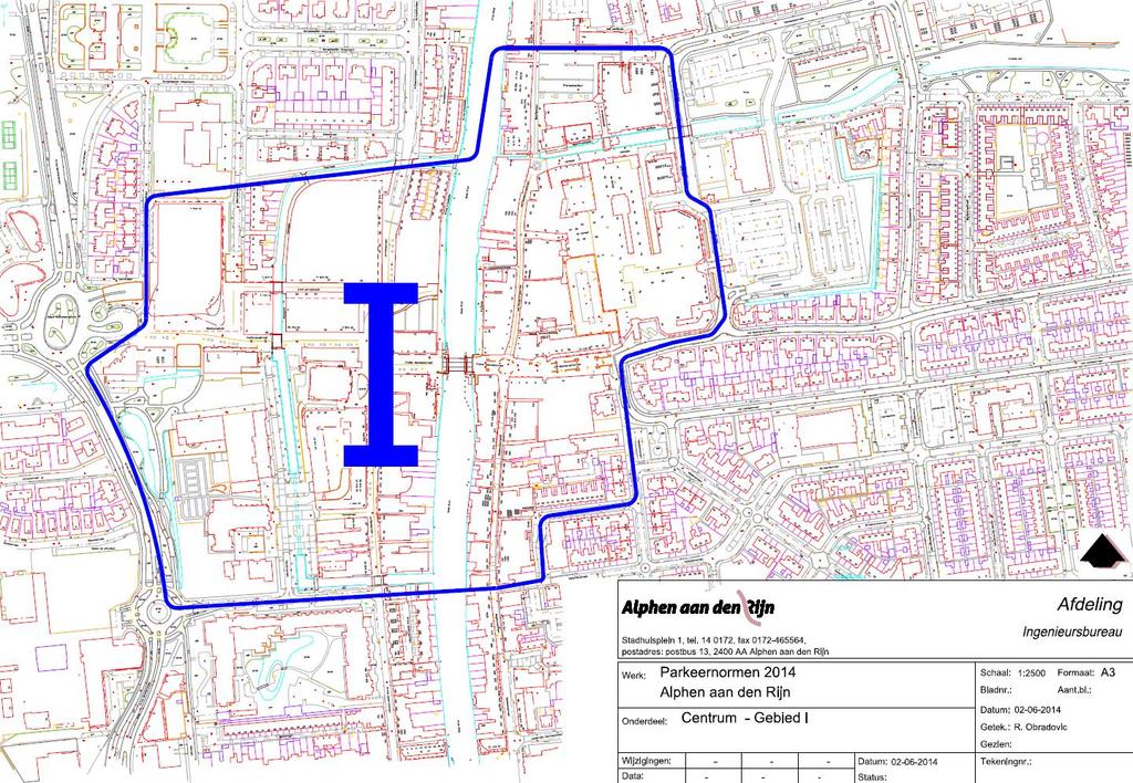 Fig. 1b. stad Alphen aan den Rijn: centrum (I) Fig. 2.