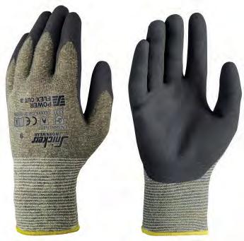 EN 388 EN 407 9328 9904 10-paar 9386 9904 100-paar Cat. 2 3331 EN 388 3XXXXX 9328 Power Flex Cut 3 Gloves Bent u op zoek naar een snij- en vonkbestendige handschoen die ook comfortabel zit?