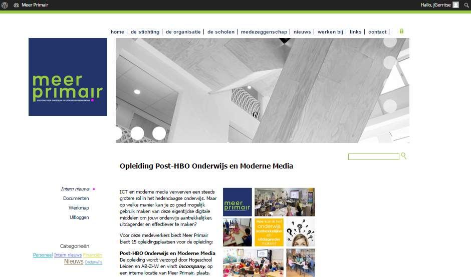 3. Zoeken en openen van documenten Onderdelen van het intranet Het intranet bestaat uit drie onderdelen, ieder met een eigen functionaliteit. Hieronder wordt deze kort toegelicht.