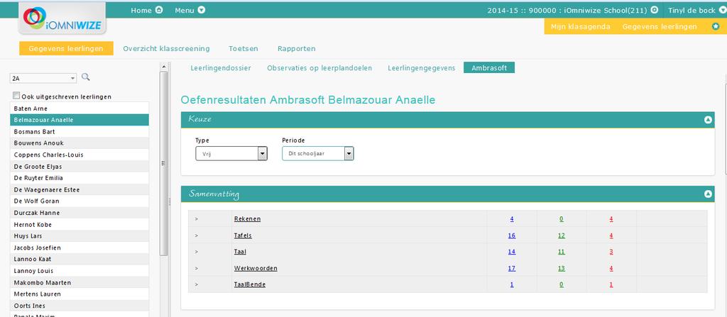 1.4 Ambrasoft Wanneer je een Plantynmethode gebruikt voor taal of wiskunde, krijgt jouw school gratis toegang tot Ambrasoft. Indien je een andere methode gebruikt, kan je Ambrasoft bestellen.