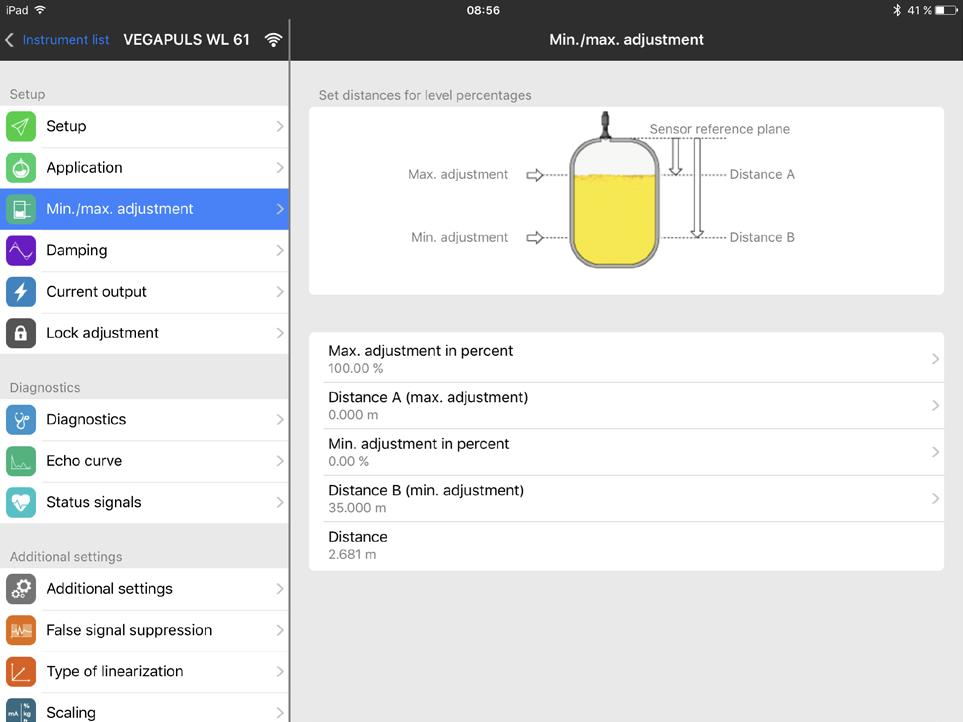 5 Met smartphone/tablet in bedrijf nemen (Bluetooth) Sensor-PIN wijzigen Parameters invoeren Geadviseerd wordt, de fabrieksinstelling van de sensor-pin in uw eigen sensor-pin te veranderen.