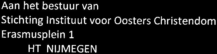 . T. Peeters MSc Nijmegen 1 September 2014 Geachte bestuur, Wij bevestigen u ermee akkoord te gaan dat de als bijlage toegevoegde controleverklaring wordt opgenomen in de