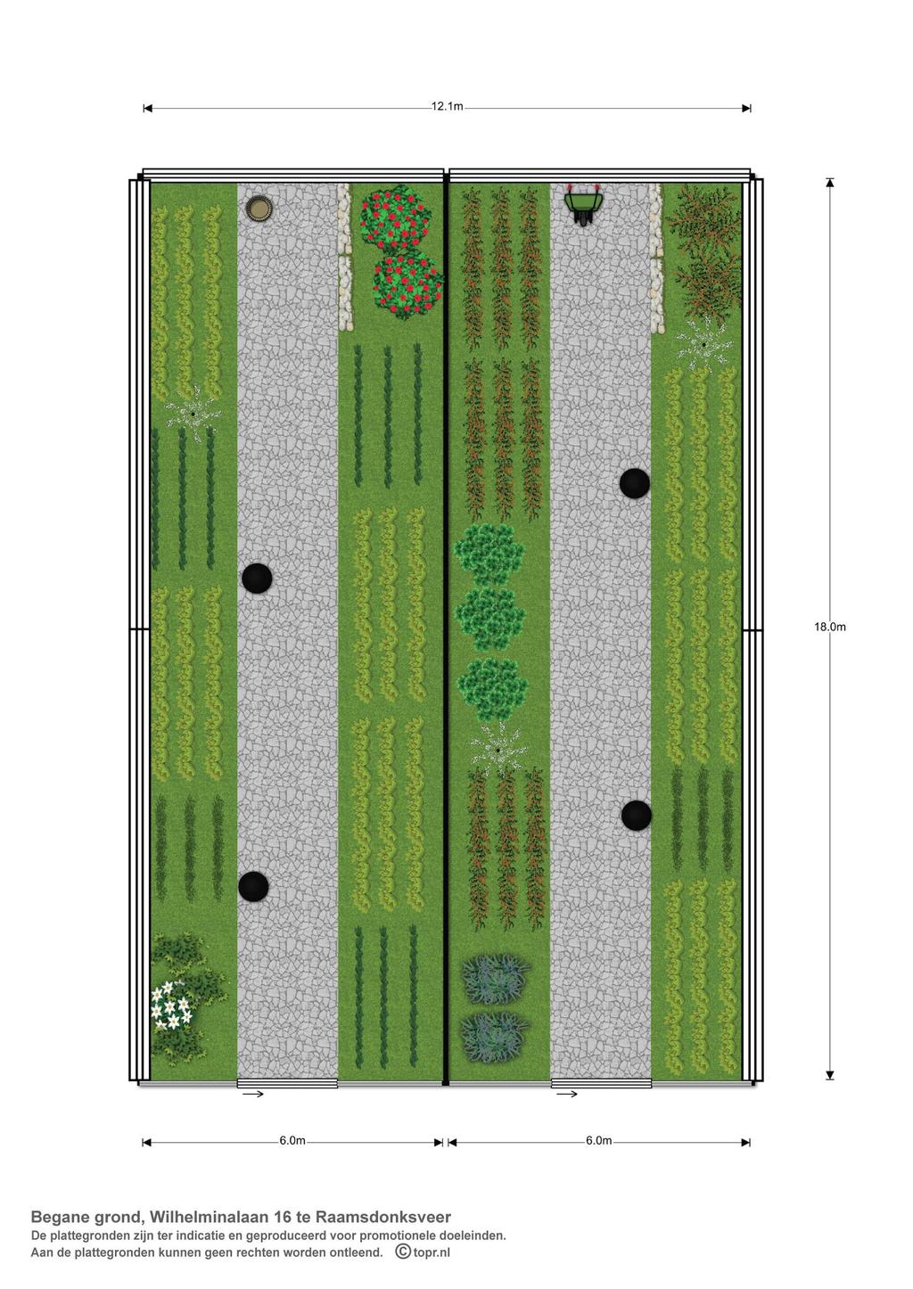 Plattegrond kassen