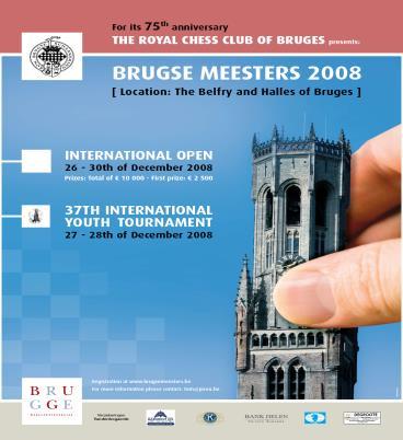 Veel grootmeesters van over de hele wereld nemen deel en ook veel Nederlanders vinden hun weg naar dit gezellige toernooi in Brugge.