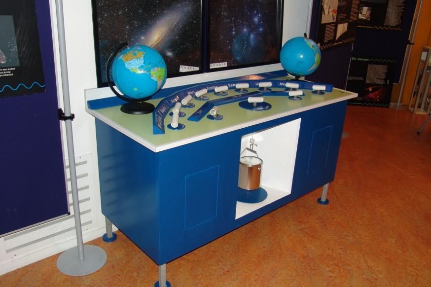 De nieuwe Planeetmassabox Harrie Eijsbouts Al enige jaren is de opzet van onze expositieruimte gelijk gebleven.