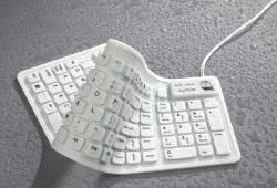 Zo blijft het toetsenbord ook voor andere gebruikers toegankelijk. I.p.v. toetsenbordstickers kan ook een toetsenbordletterhoes met aangepaste letters of een aangepaste lay-out worden gebruikt.