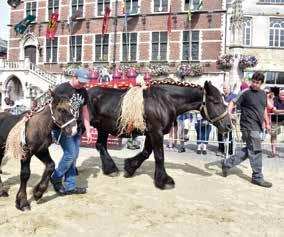 Processie van Plaisance Terwijl de kermis zich op gang trekt, maakt de Processie van Plaisance haar