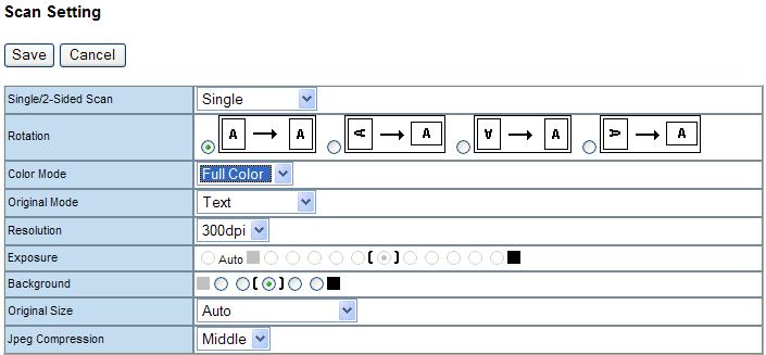 LET OP: De stand Auto Color werkt niet met TIFF (en dus ook niet met Re-Rite), Black/Gray of Full Color selecteren.