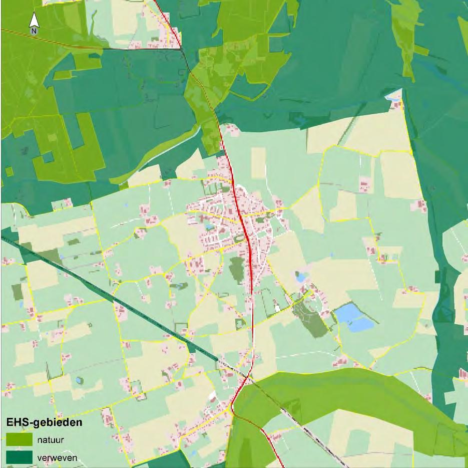 voorkoming van doorsnijding van de gebieden, maar ook het zoveel mogelijk beperken van verstoring van deze gebieden (door licht, geluid).