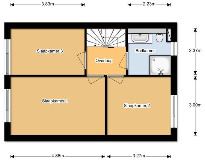 Plattegrond 1 e