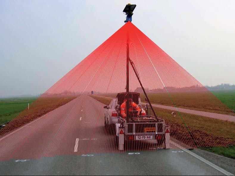 Vastleggen dwarsprofiel in het verkeer Joop Mennink, Roadware B.V. Dwars- en lengteprofielen vormen de basis voor het ontwerp van reconstructies.